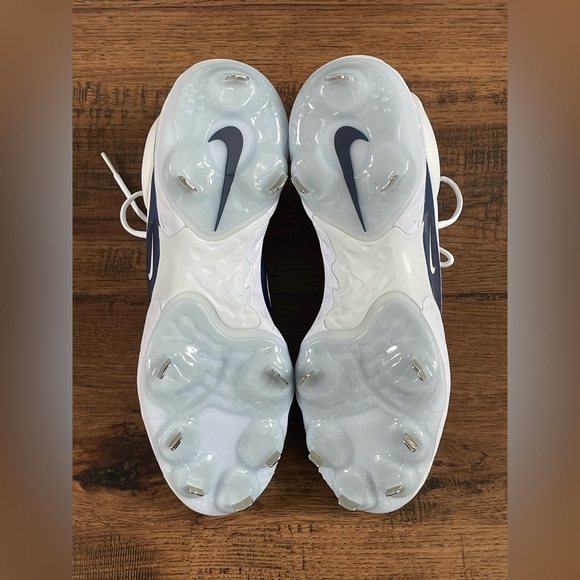 Nike Alpha Huarache Elite 4 Low ‘White Navy’ (size mens 14) - Picture 6 of 6